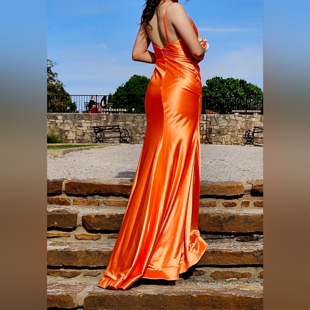 Orange gown